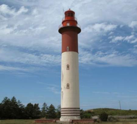 Le phare de Cayeux-sur-Mer en Picardie dans la Somme