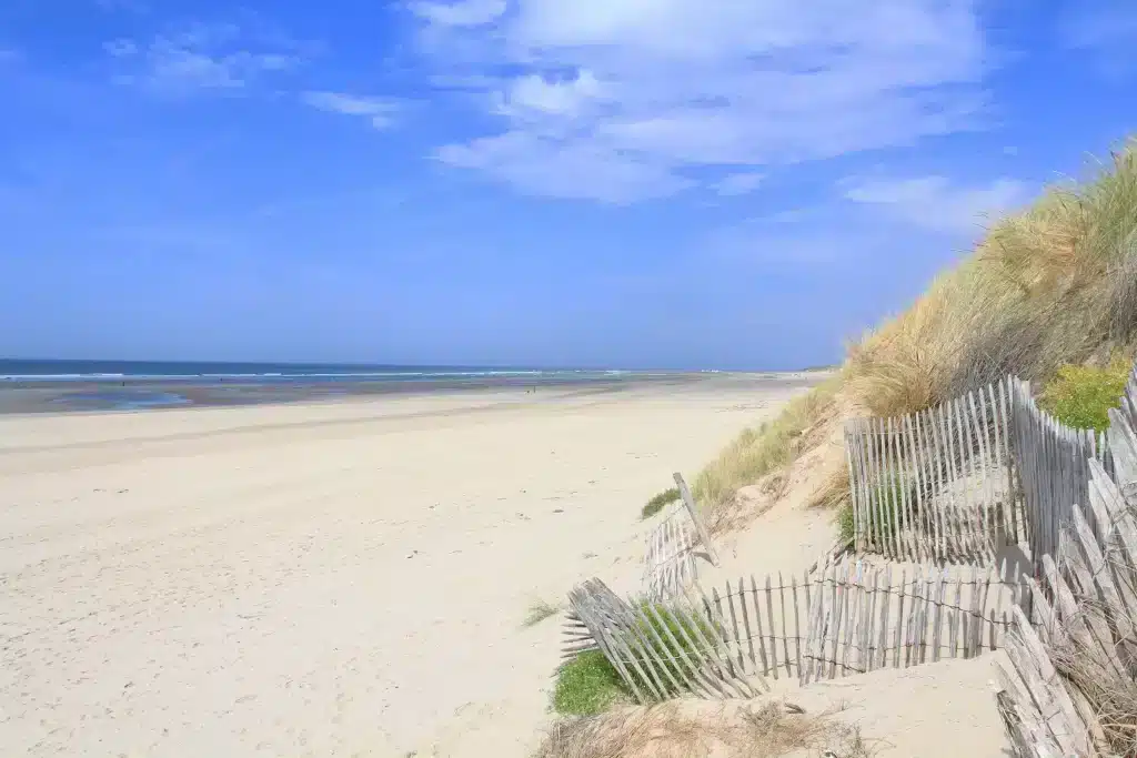 Nichée entre la Baie de Somme et la Baie d'Authie, la plage de Quend, en baie de Somme